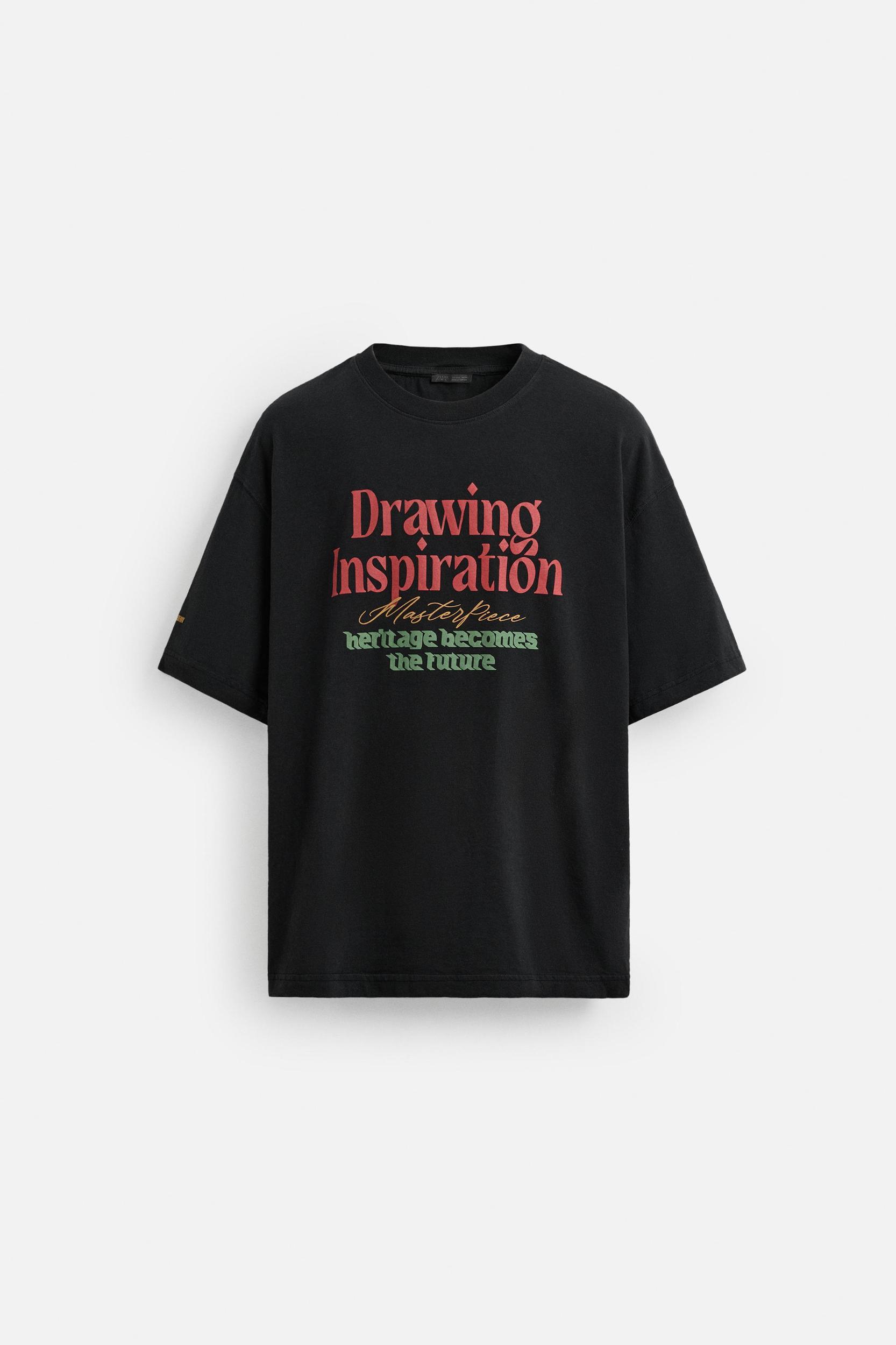 WASHED PRINT T-SHIRT Product Image