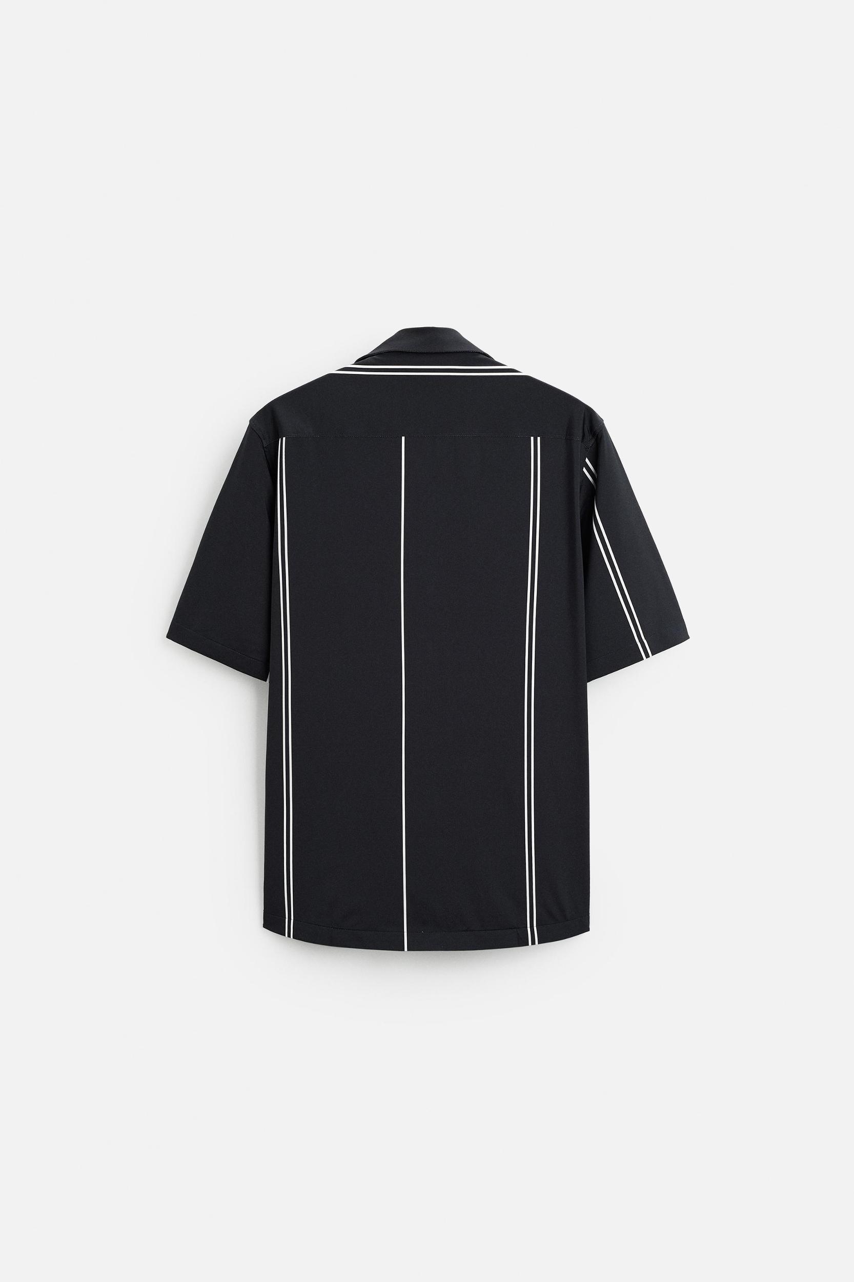 STRIPED STRETCH SHIRT Product Image
