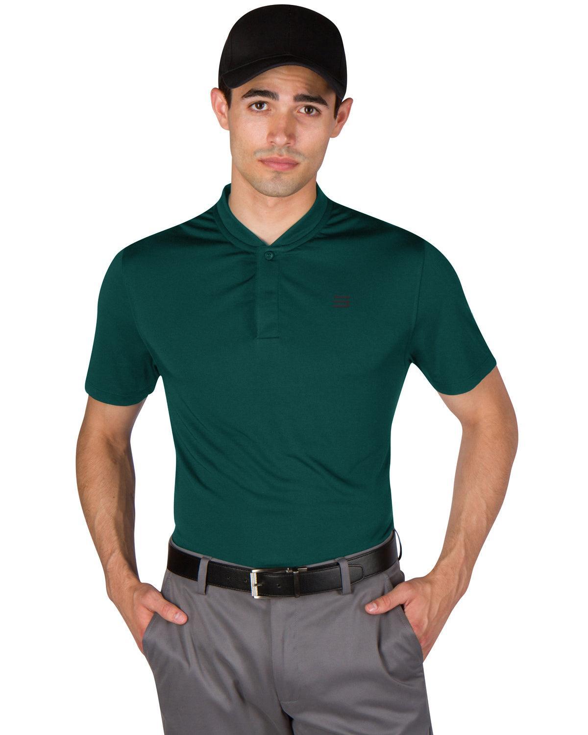 Three Sixty Six Men's Solid Collarless Golf Polo Male Product Image
