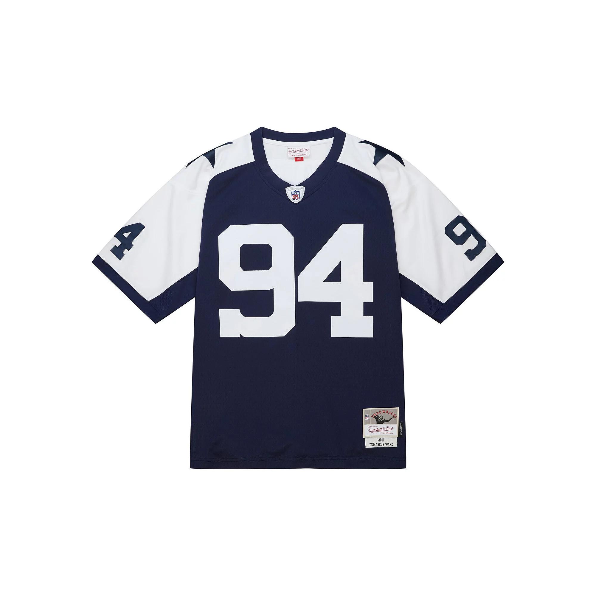 Men's Mitchell & Ness DeMarcus Ware Navy Dallas Cowboys 2011 Alternate Legacy Replica Jersey, Size: Large, Blue Product Image