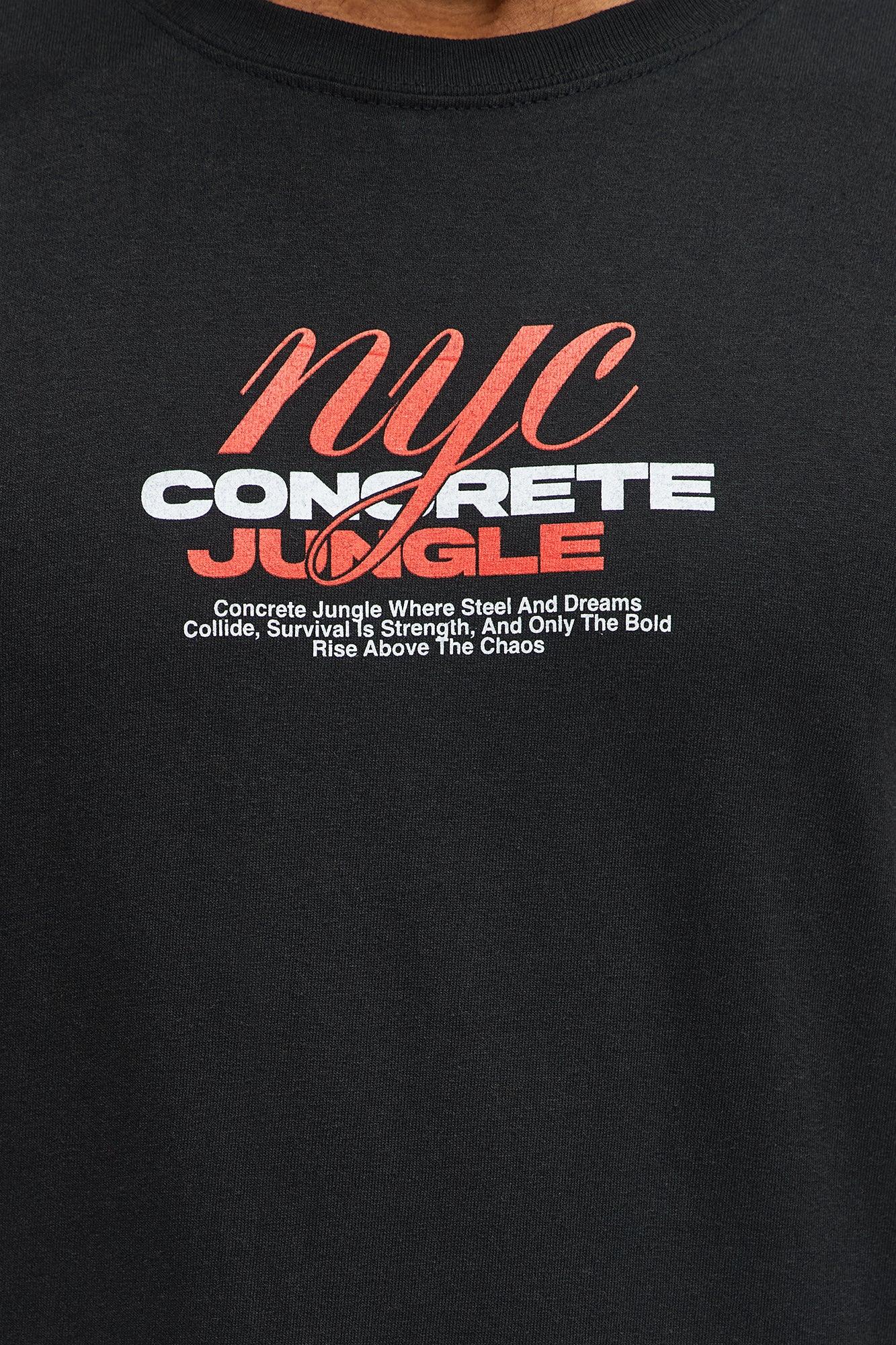 NYC Concrete Short Sleeve Tee - Black Product Image