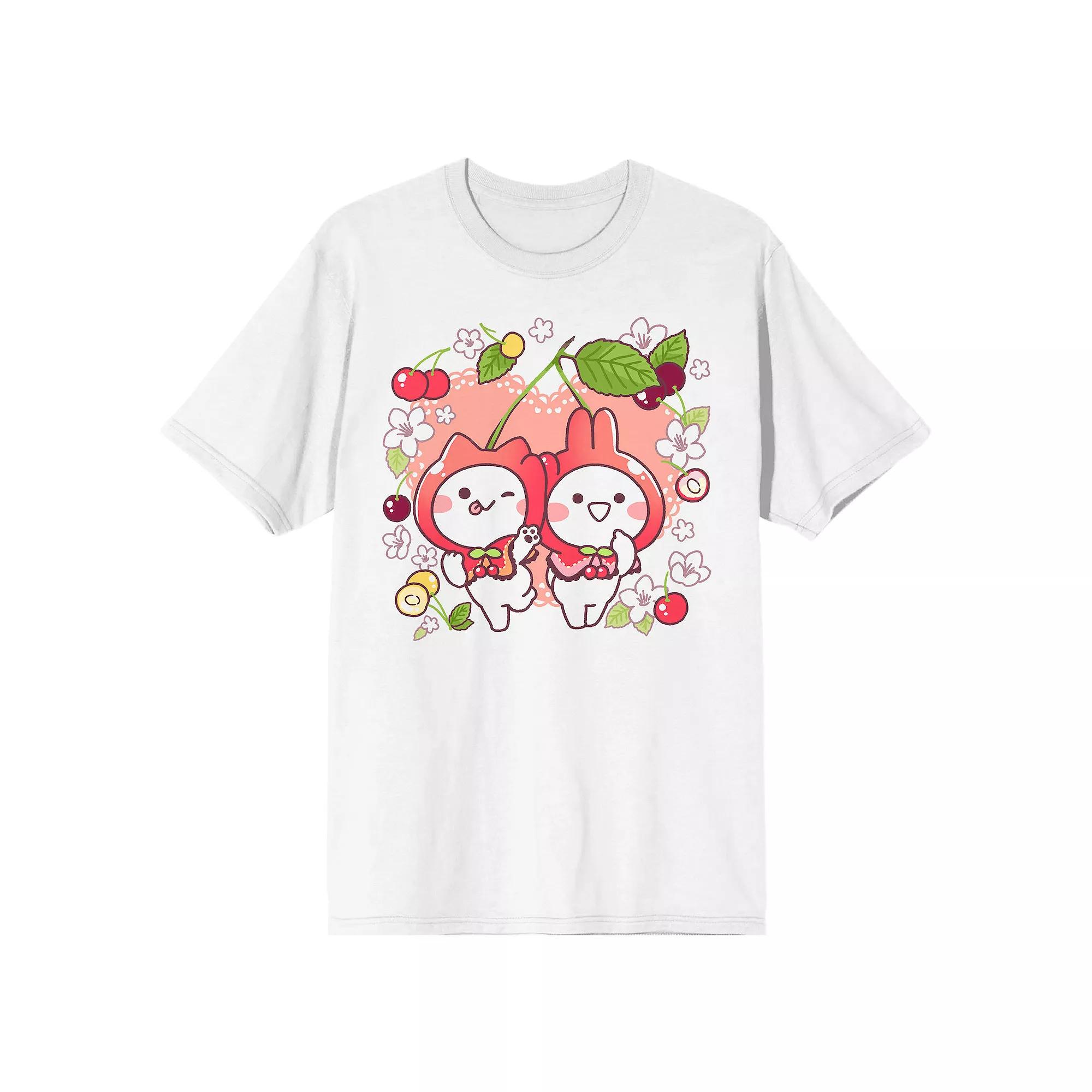 Men's Mimi & Neko Flowers & Fruits Graphic Tee,  Product Image