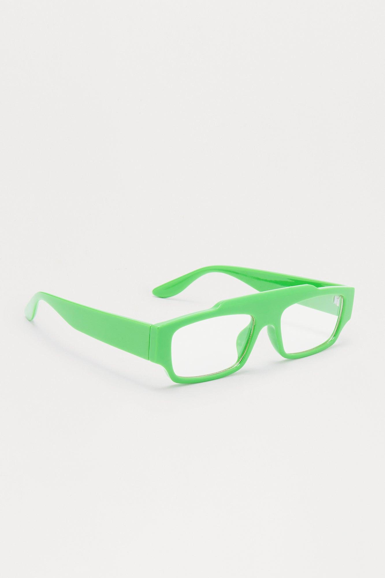 Sunset Square Sunglasses - Green Male Product Image