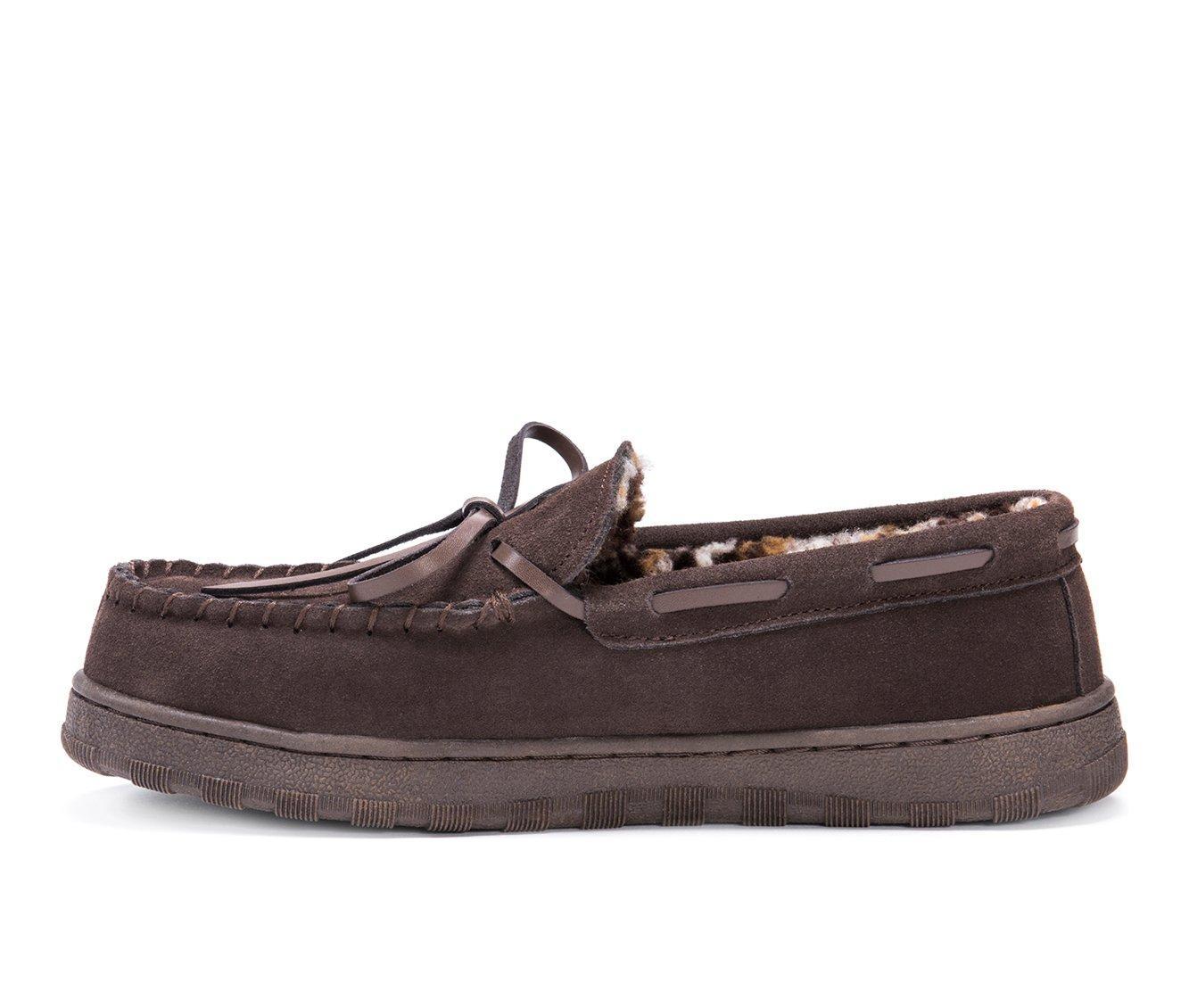 MUK LUKS Men's Paul Printed Berber Suede Moccasins Product Image