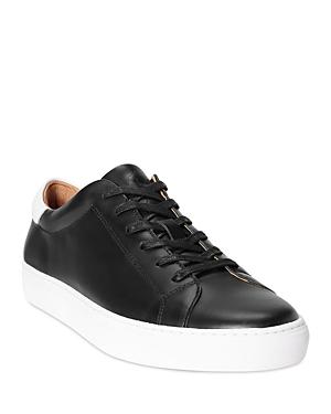 Polo Ralph Lauren Mens Jermain Leather Sneakers Product Image