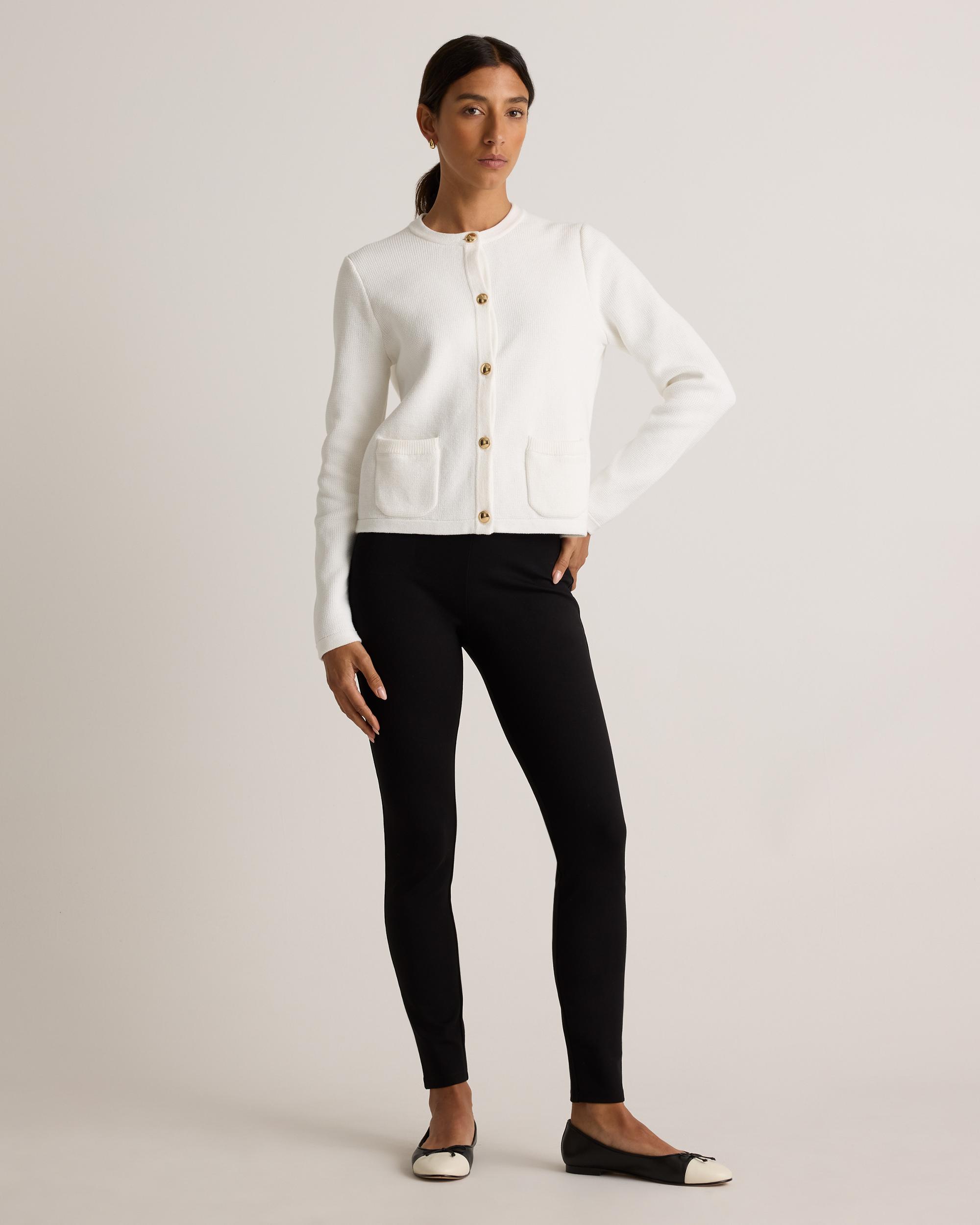 Quince | Women's Sweater Jacket Size XL, Organic Cotton Product Image