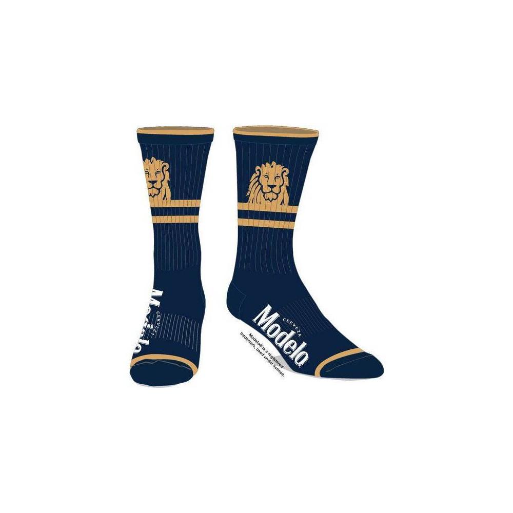 Men's Modelo Especial Athletic Crew Socks - Blue 6-12 Product Image