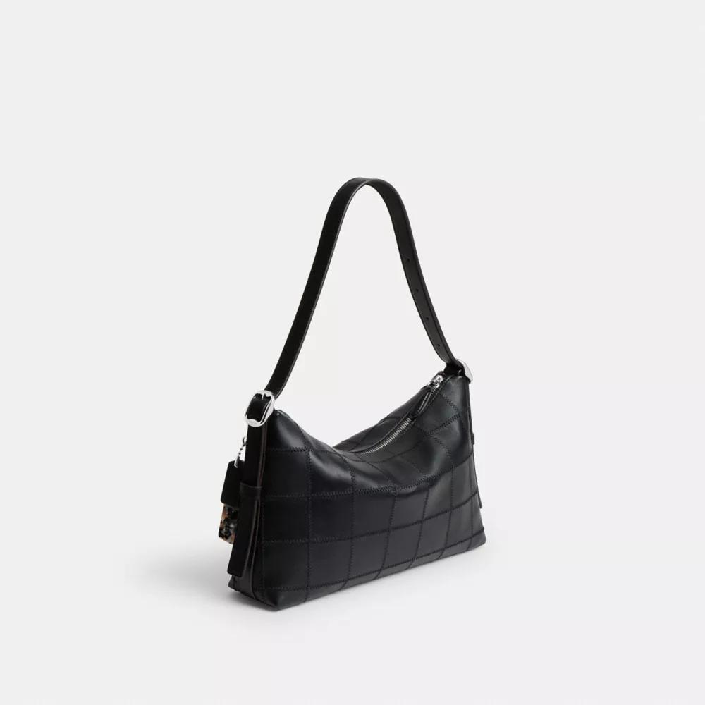 Alter/Ego Shoulder Bag In Checkerboard Upcrafted Leather Product Image