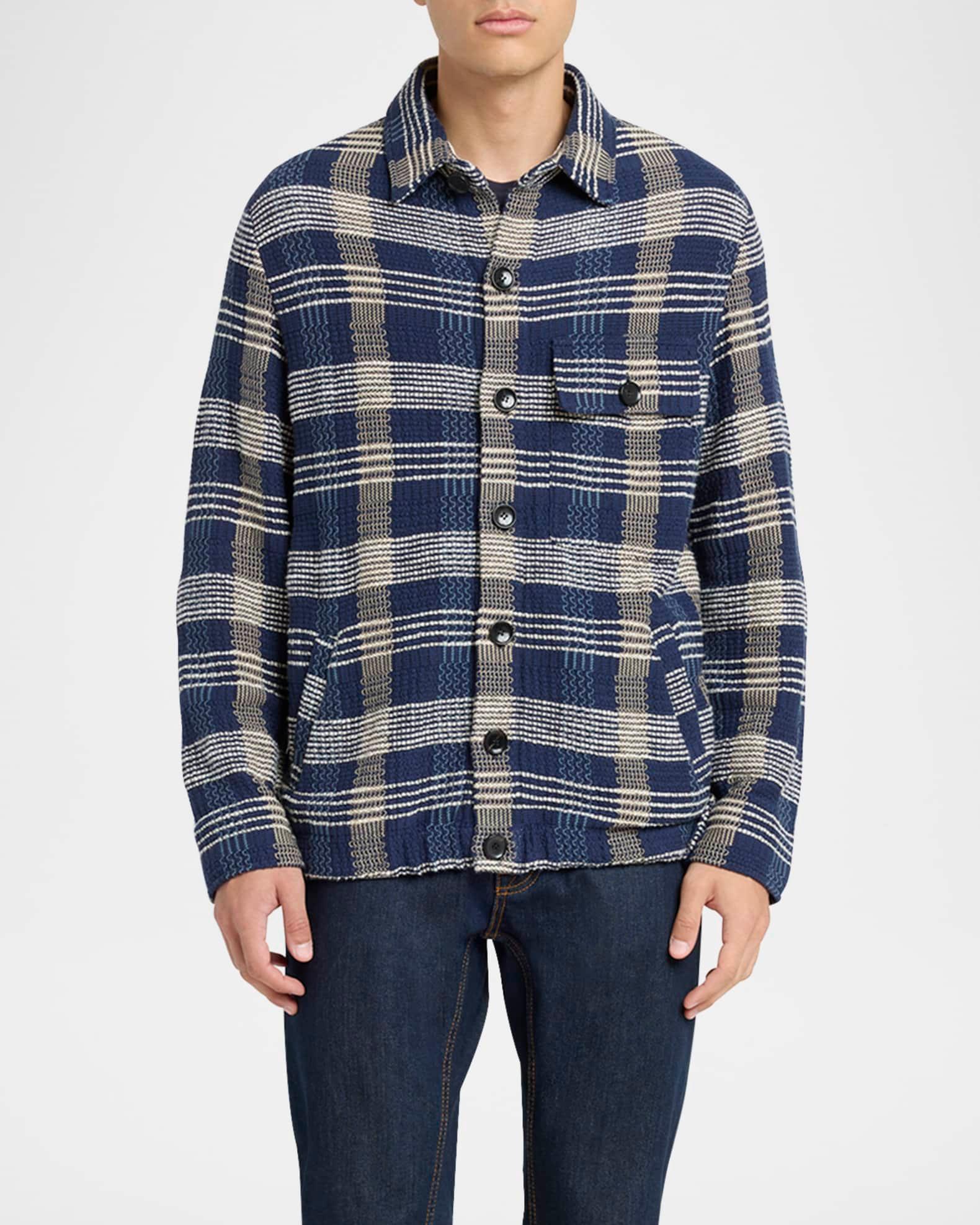 Men's Plaid Overshirt Product Image