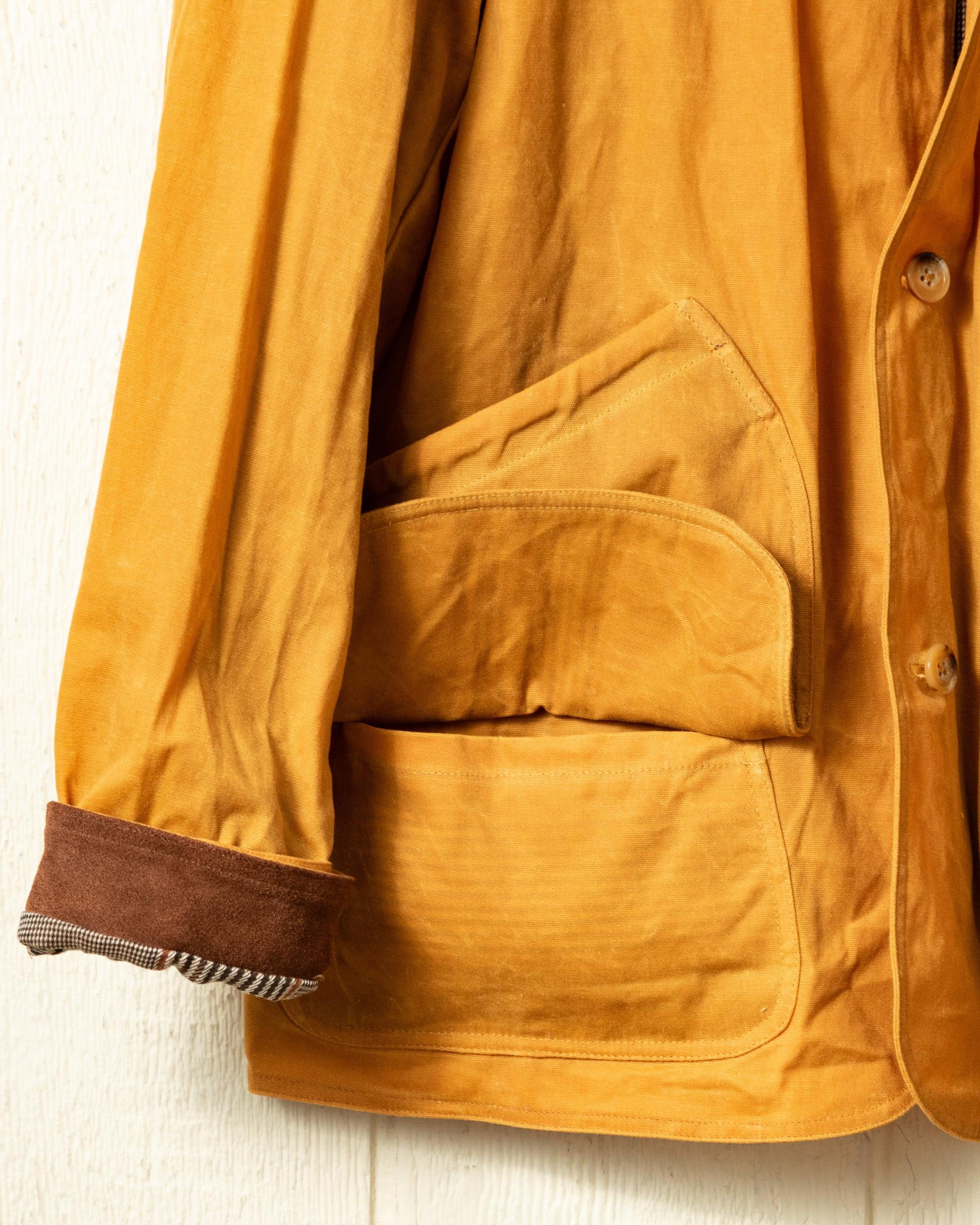 Gamekeeper Jacket in Goldenrod Waxed Canvas Product Image