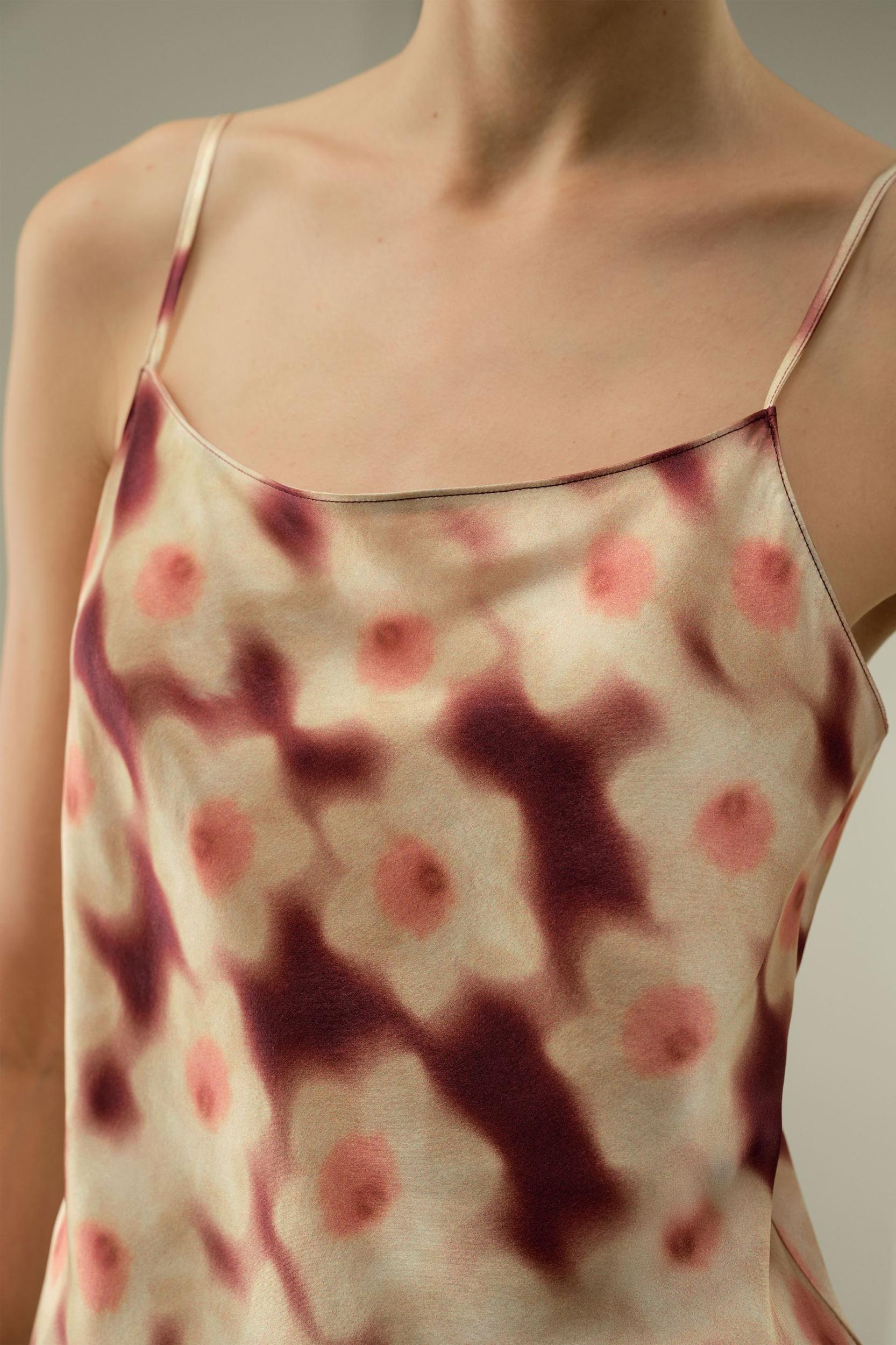 Daffodil Bloom Silk Camisole – Made with Liberty Fabric Product Image