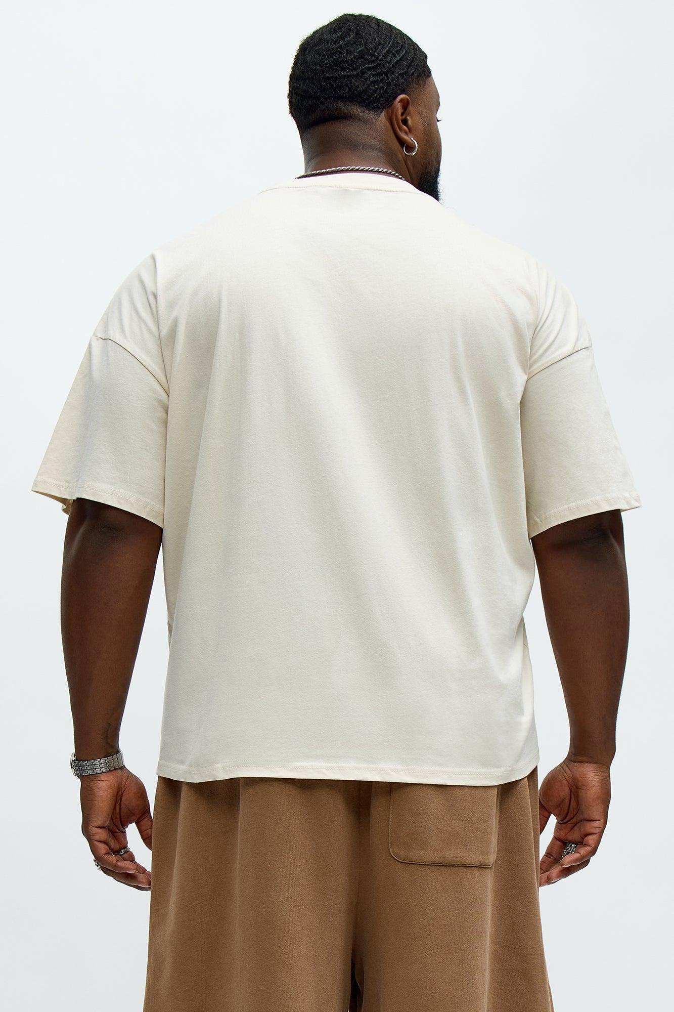 Evolution Of The Mind Oversized Short Sleeve Tee - Off White Male Product Image