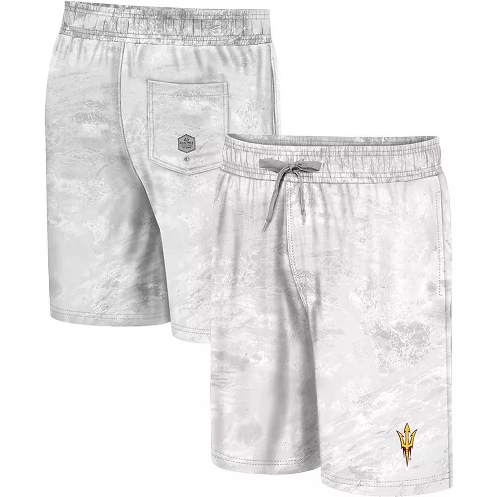 Men's Colosseum White Arizona State Sun Devils Realtree Aspect Ohana Swim Shorts,  Product Image