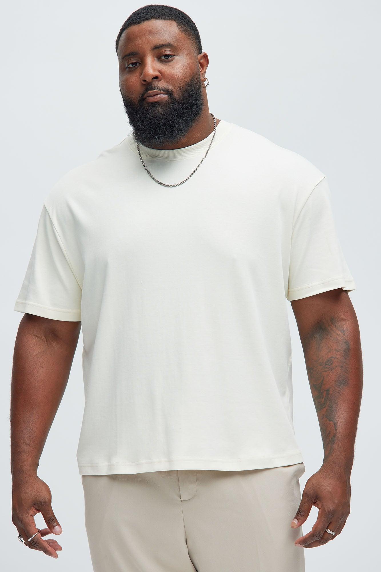Davison Premium Short Sleeve Tee - Off White Product Image