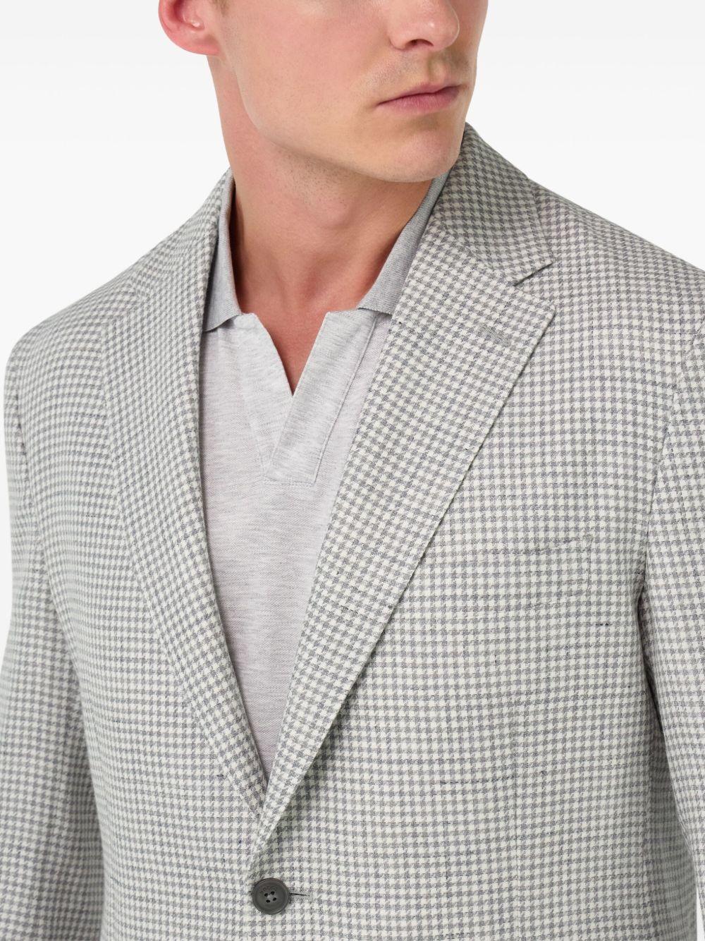 houndstooth-pattern blazer Product Image