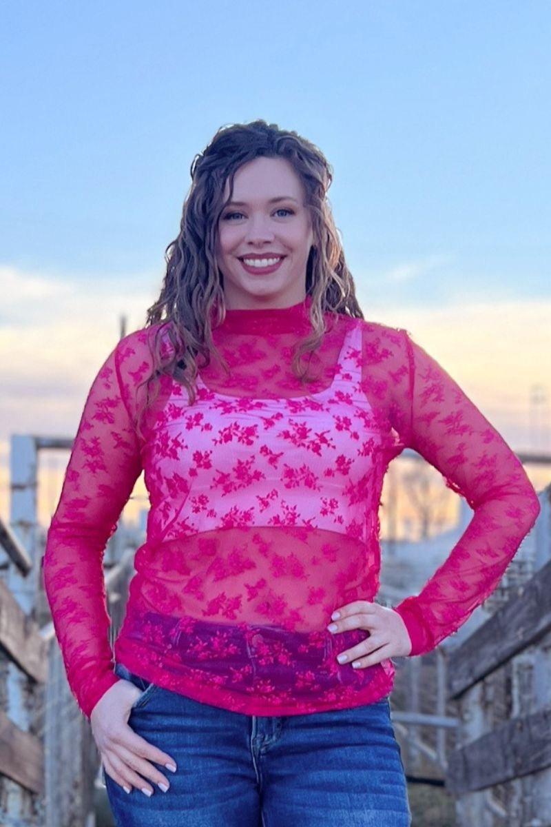 Sterling Kreek Glenda The Good Lace Top Product Image