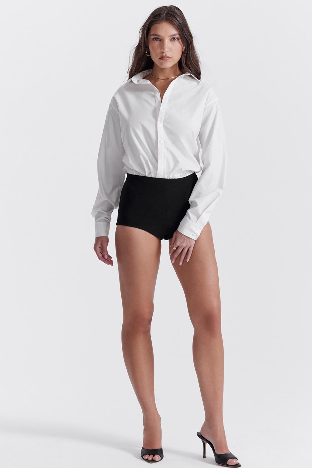 Tahni  black high waisted shorts Product Image