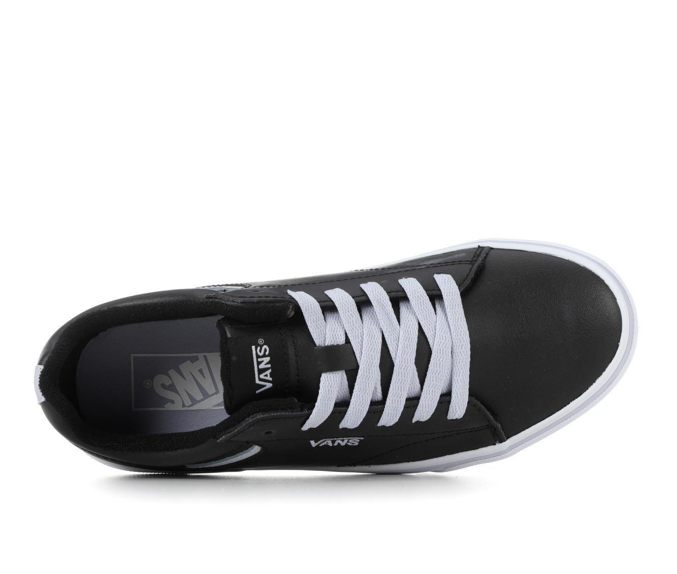 Women's Vans Seldan Leather Skate Shoes Product Image