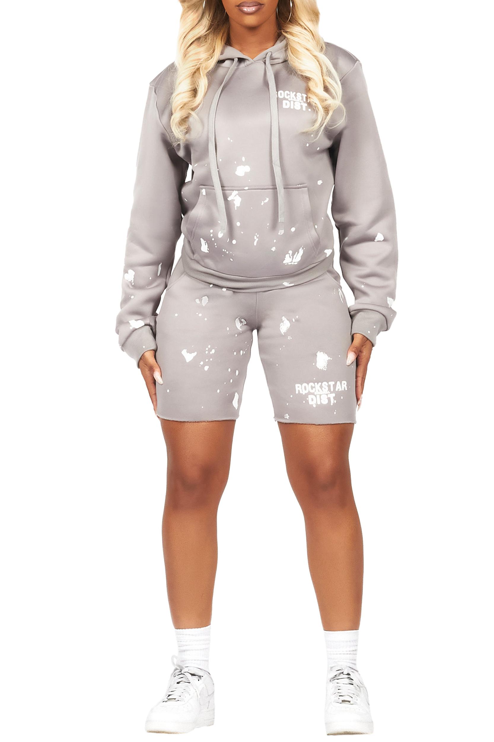 Just Between Us Grey Short Set Female Product Image