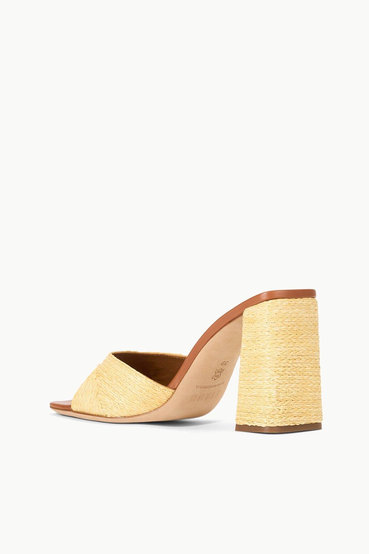 SLOANE HEEL | NATURAL RAFFIA Product Image
