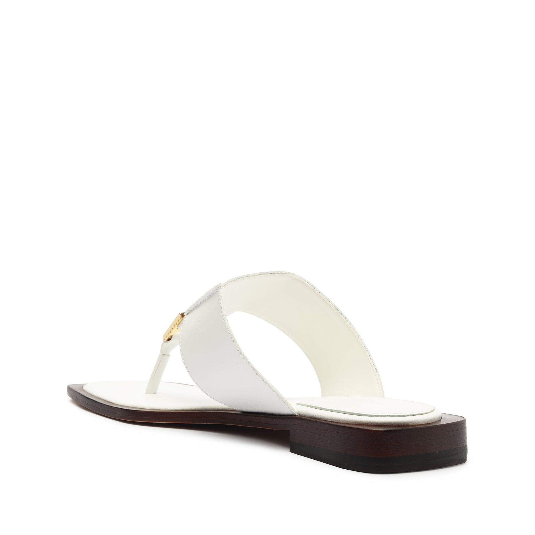 Salma Leather Flat Sandal Product Image