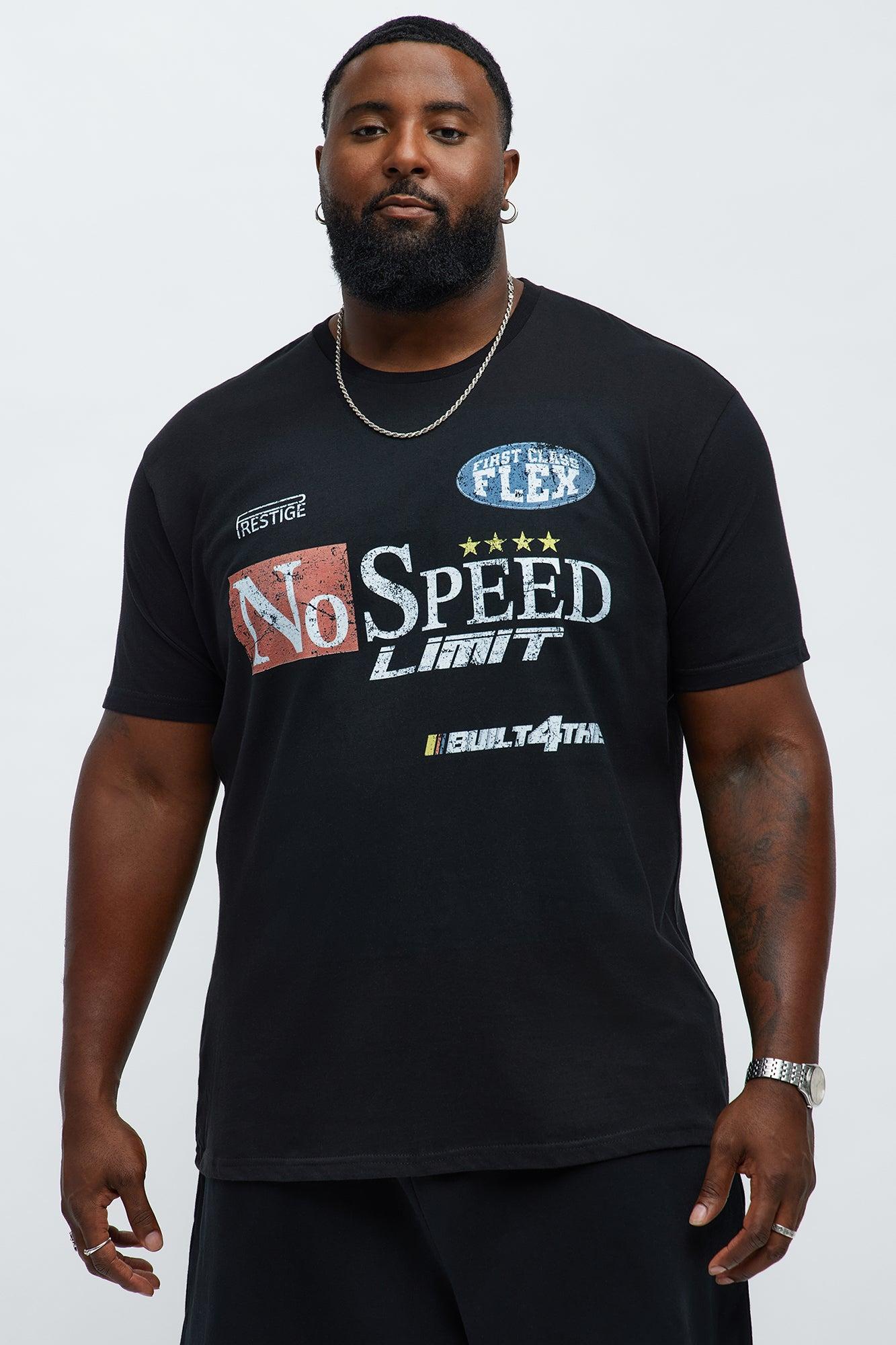 No Speed Limit Short Sleeve Tee - Black Male Product Image