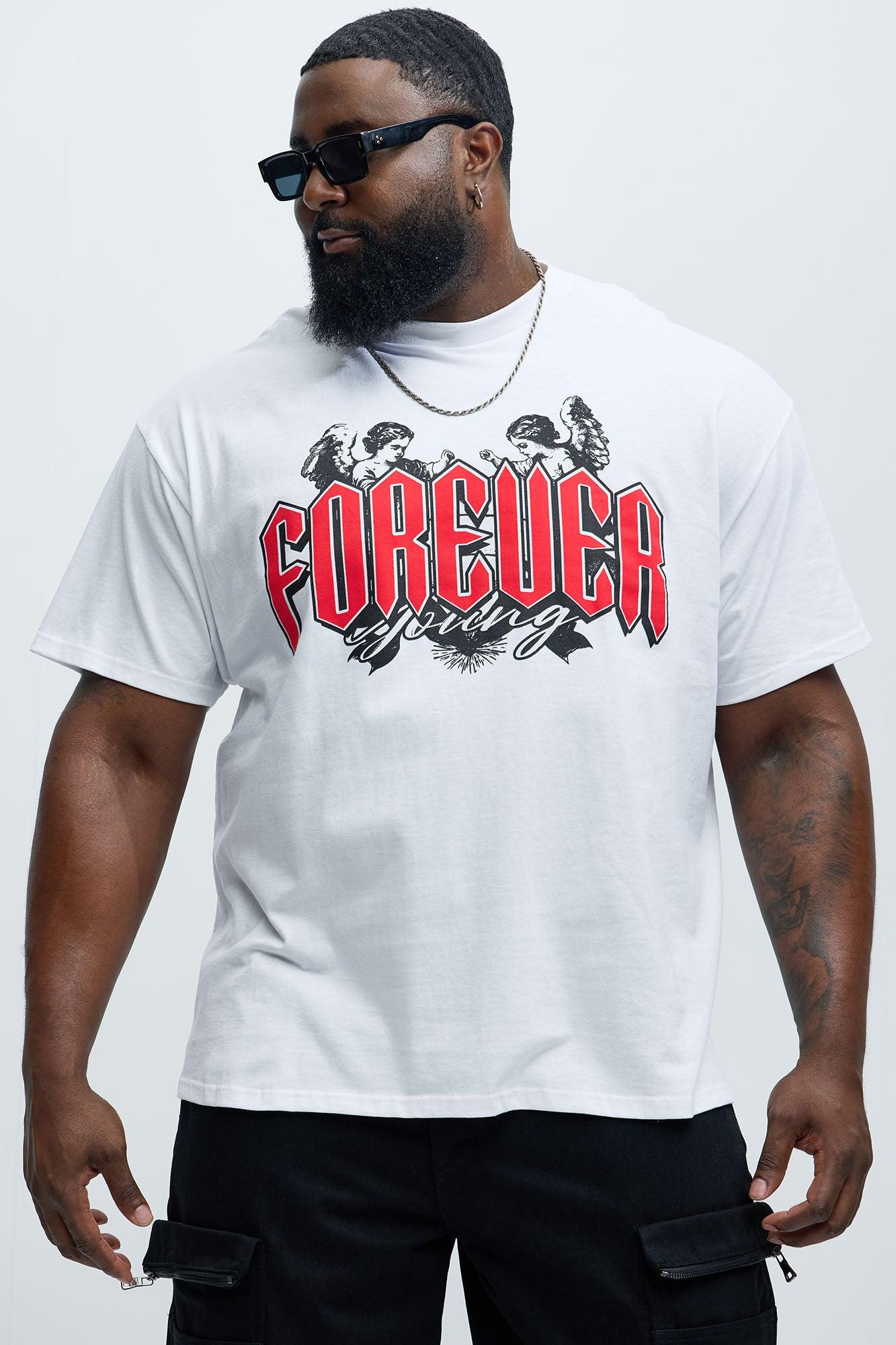 Forever Youthful Short Sleeve Tee - White Product Image