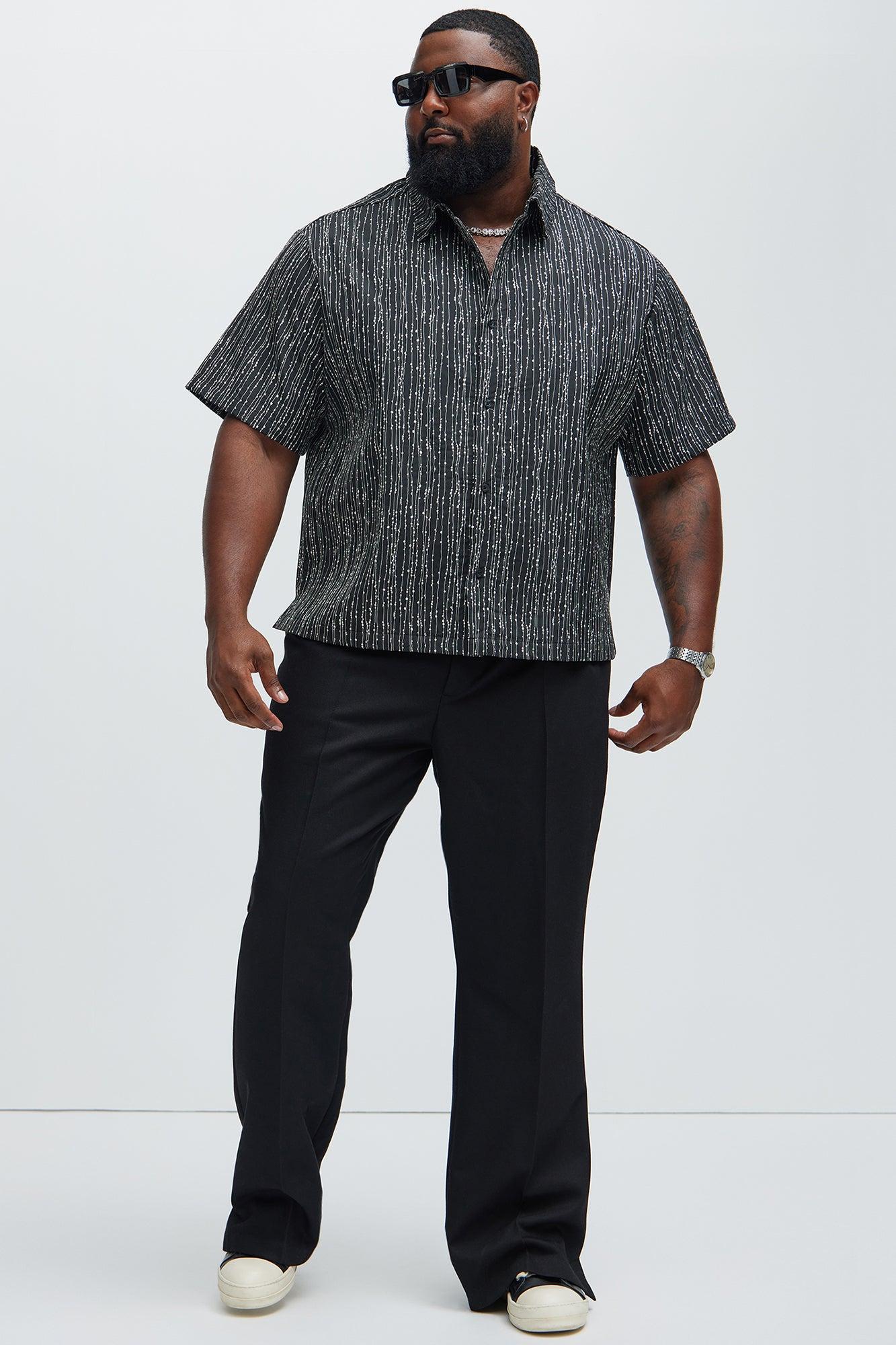 Dunlap Jacquard Shirt - Black Product Image