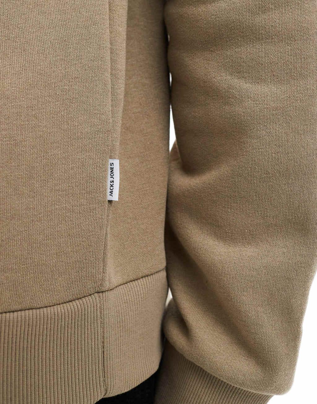 Jack & Jones oversized sweatshirt in beige Product Image