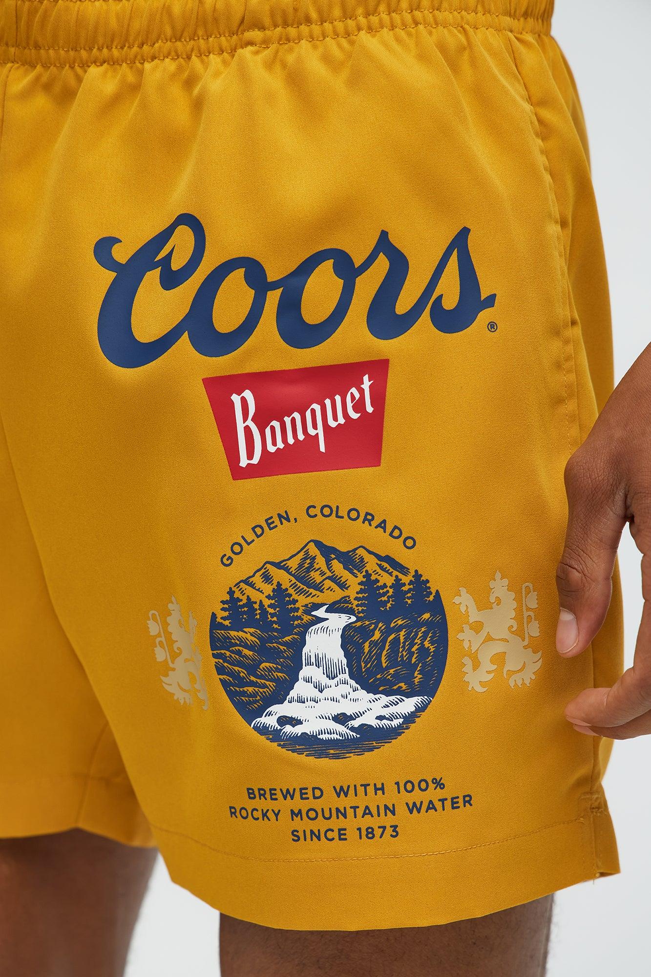 Coors Rocky Mountain Swim Classic Trunk - Yellow Male Product Image