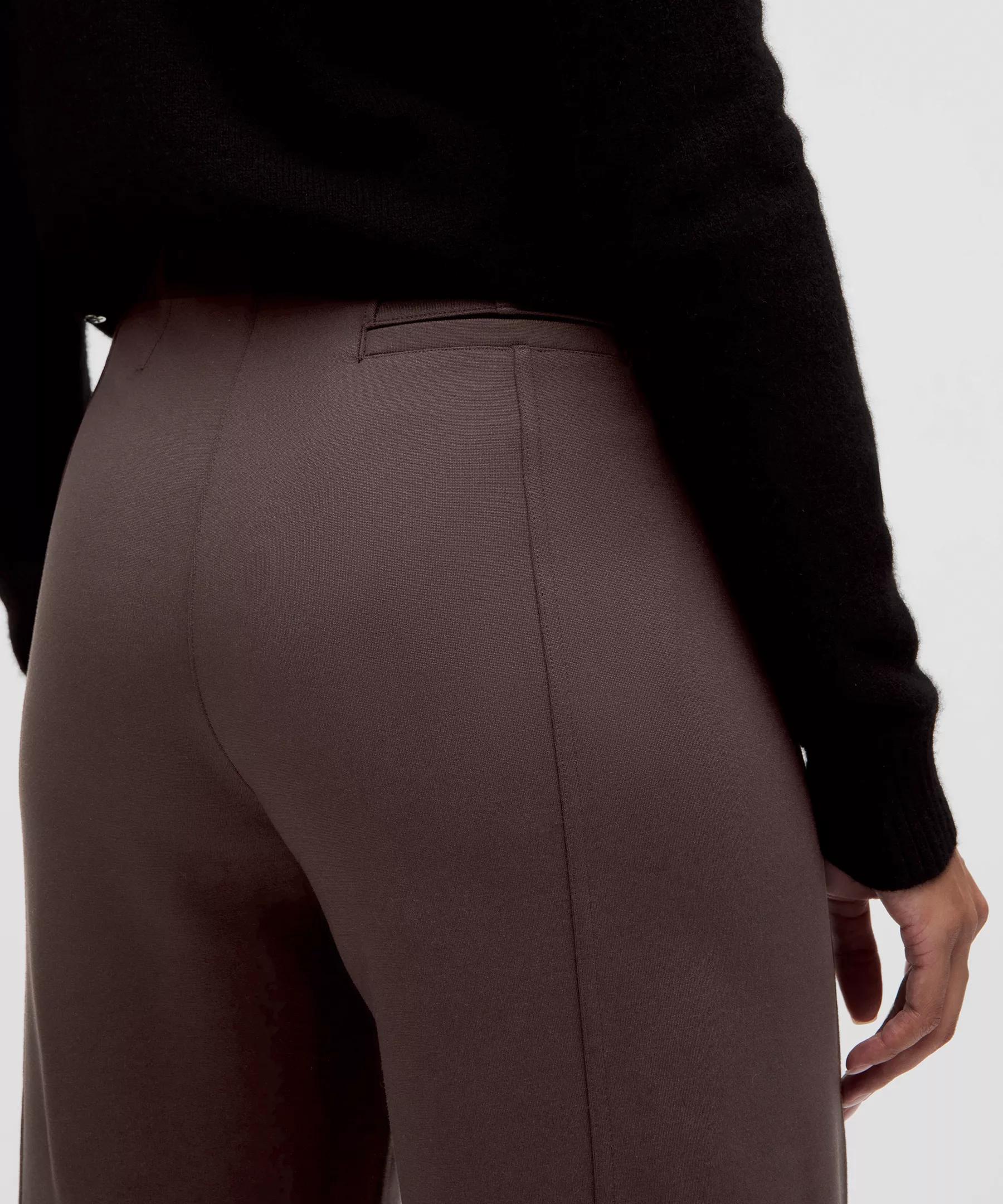 Stretch Knit Straight-Leg Pull-On Pant Product Image