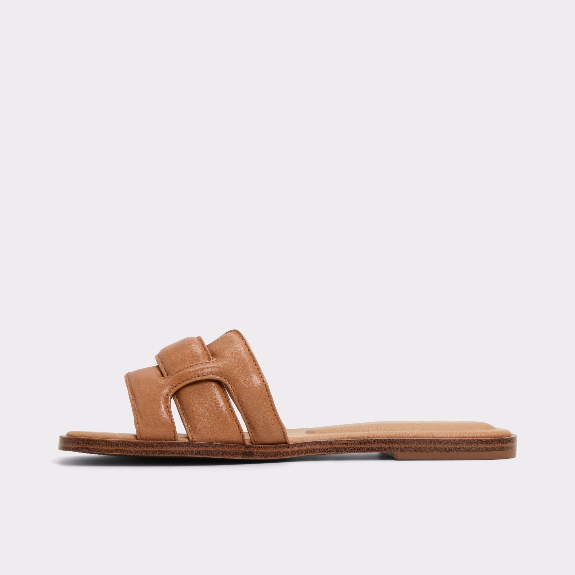 Eleny Medium Brown Women's Flat Sandals | ALDO US Product Image