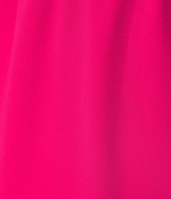 Caroline Rose Matte Crepe Pull-On Straight Leg Pants Product Image