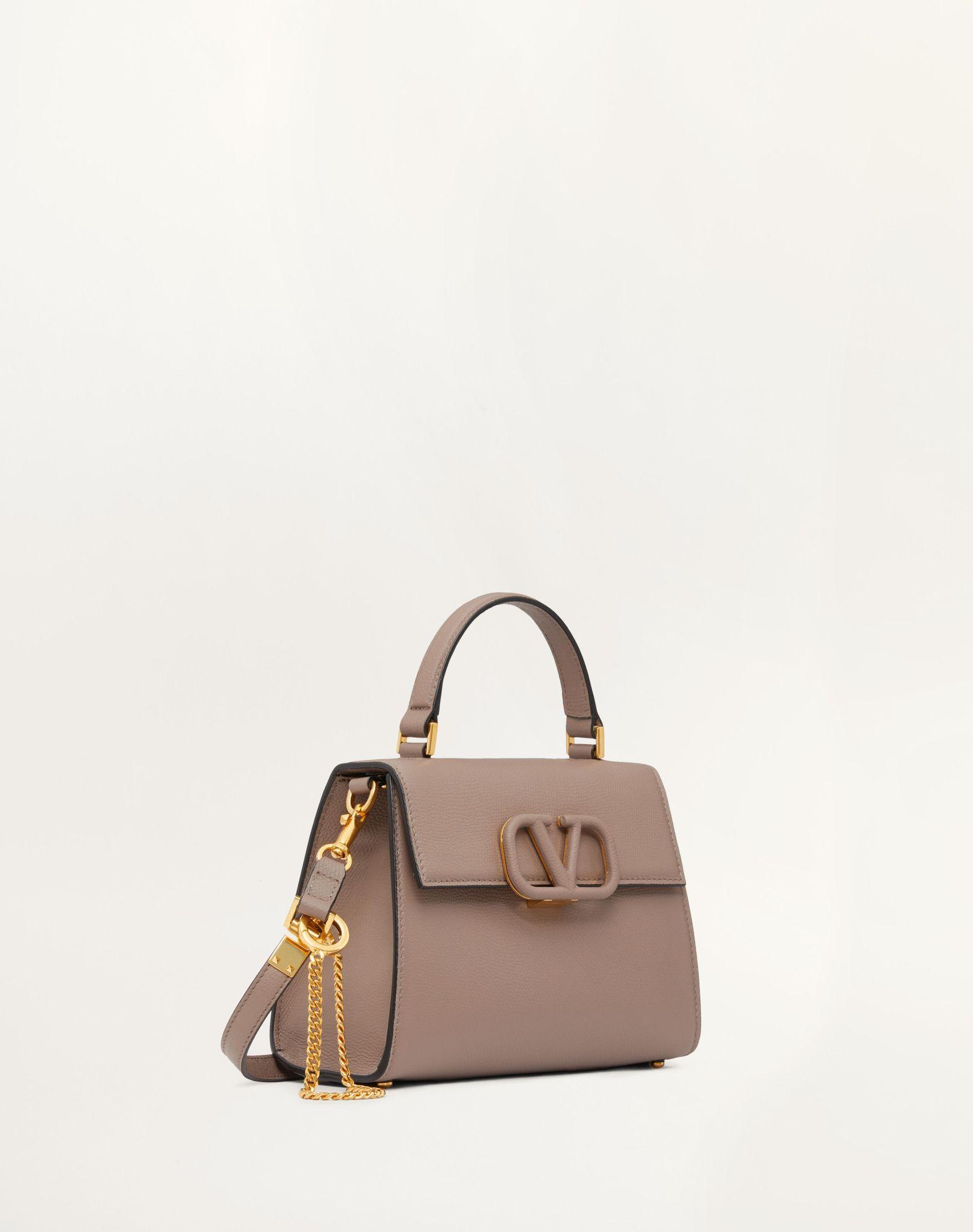 Small Vsling Grainy Calfskin Handbag Product Image