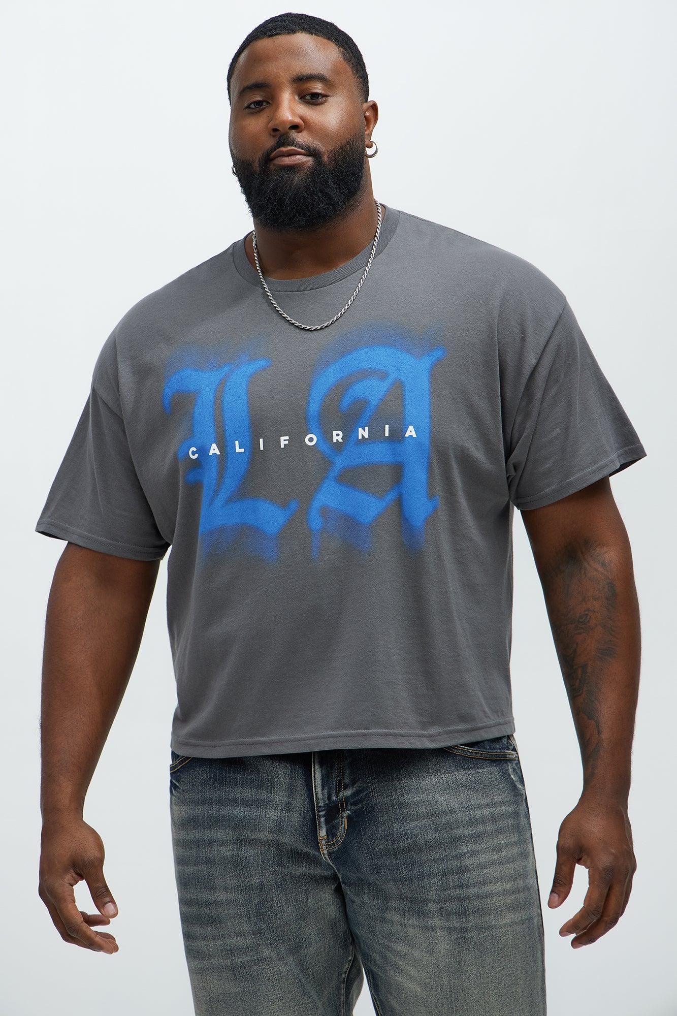 The LAnd Short Sleeve Cropped Tee - Charcoal Product Image