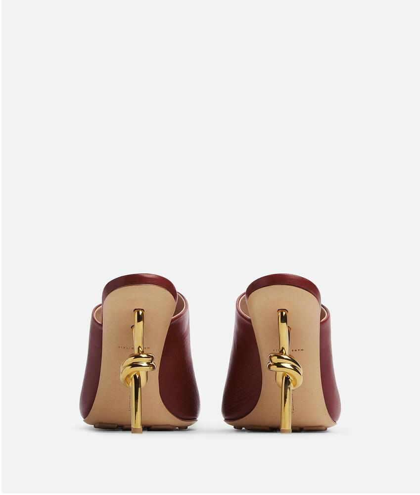 Women's Knot Mule in Merlot Product Image