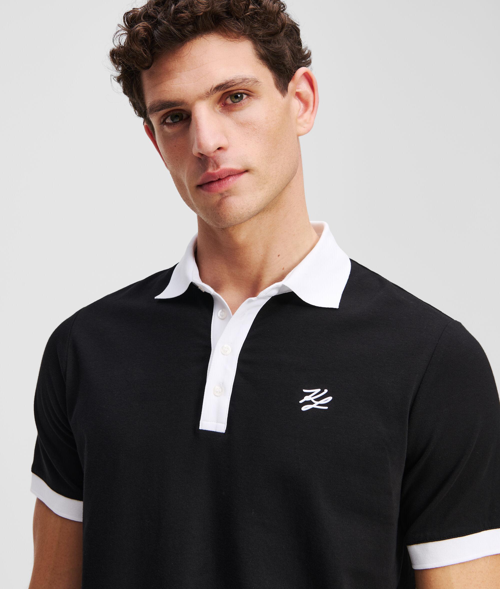 AUTOGRAPH CONTRAST COLLAR POLO SHIRT Product Image