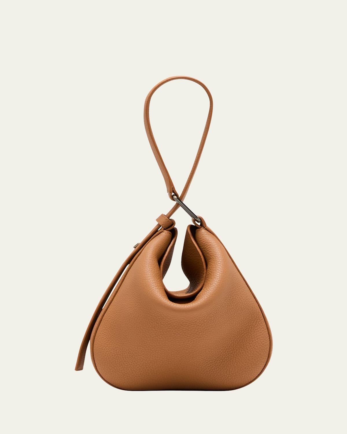Womens Little Anna Leather Hobo Bag Product Image
