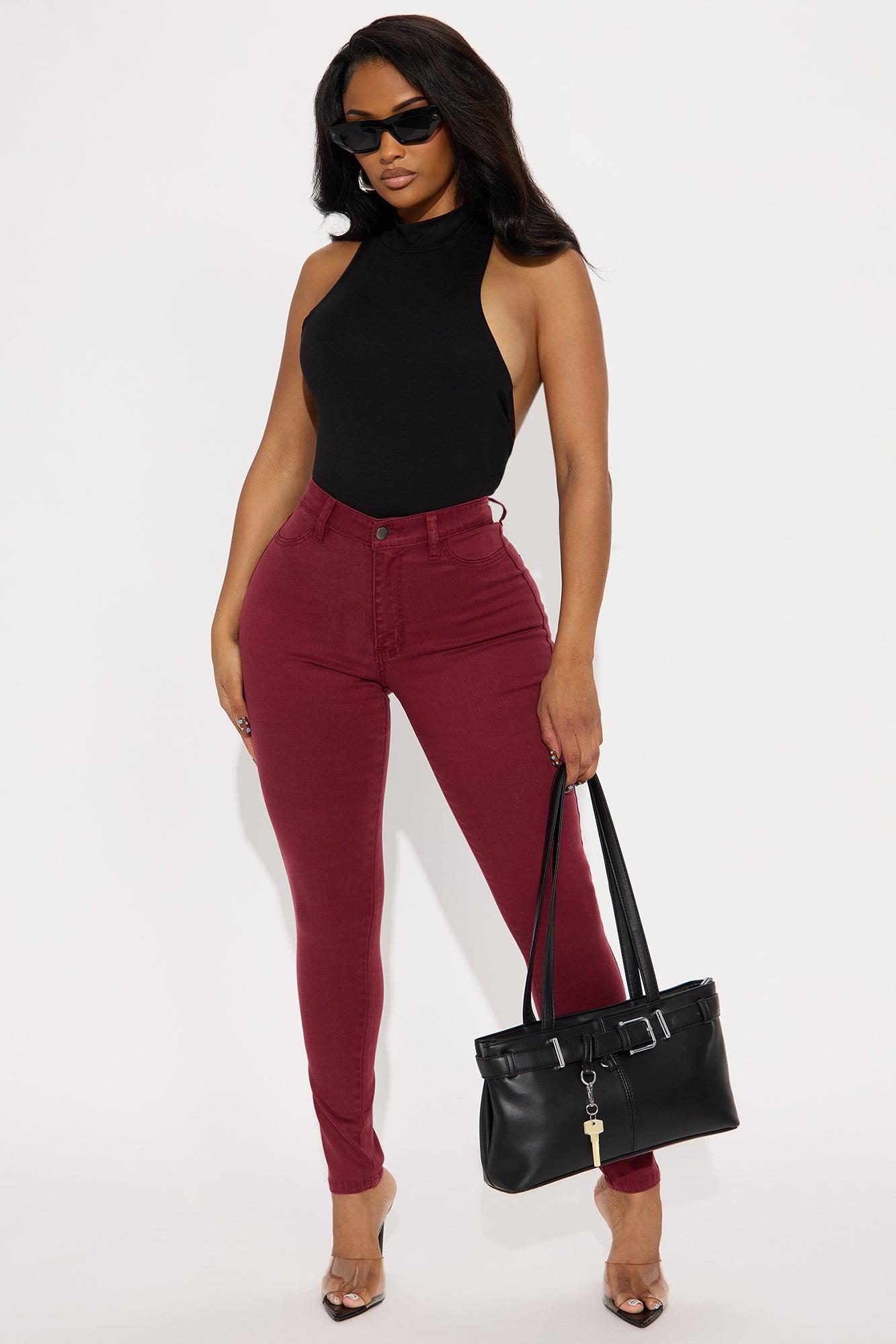 Honor Backless Mock Neck Bodysuit - Black Female Product Image