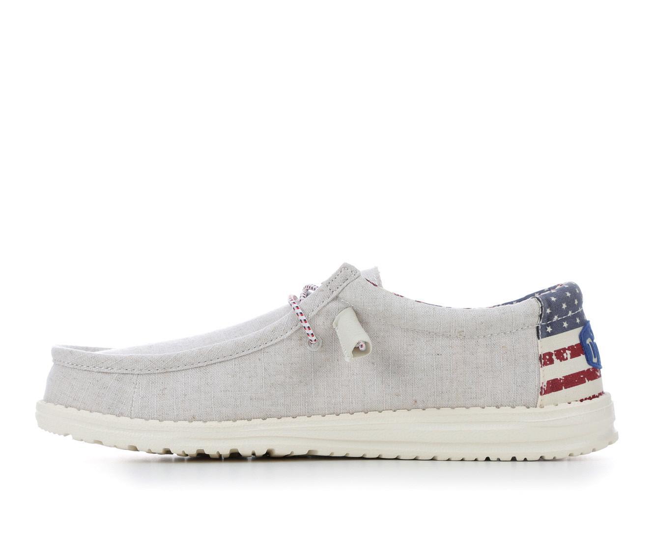 Men's HEYDUDE Wally Patriotic Casual Shoes Product Image