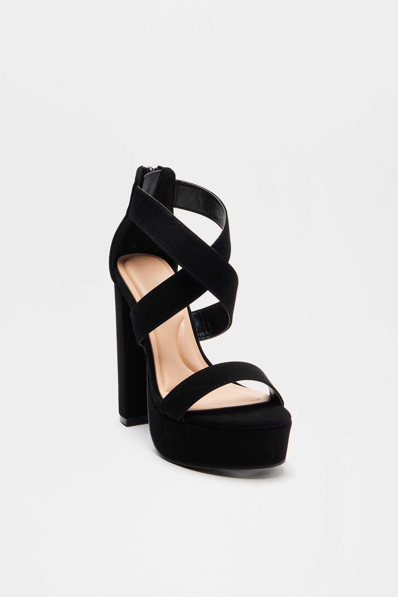 Toni Platform Heels - Black Product Image