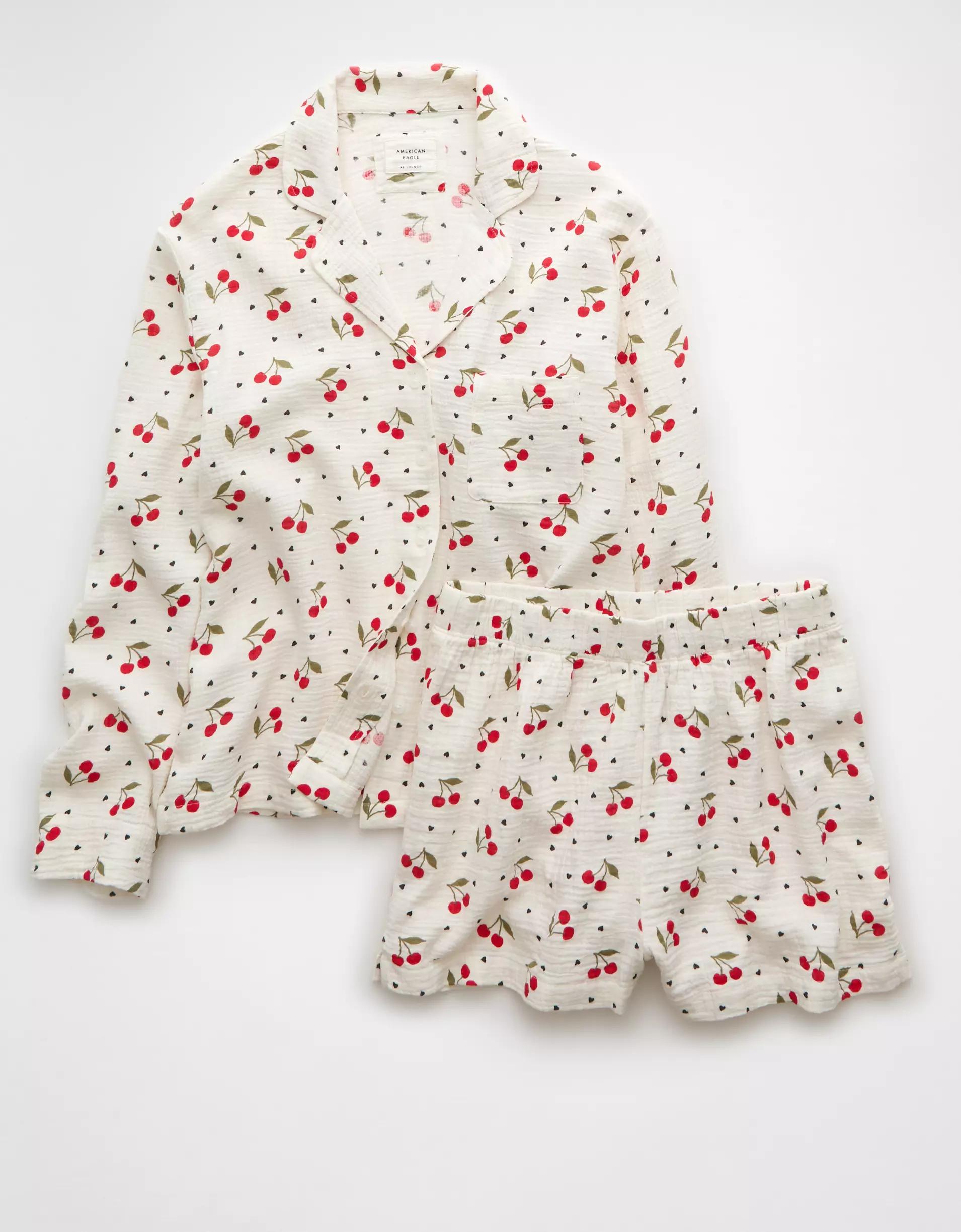 AE Cotton Gauze Pajama Set Product Image