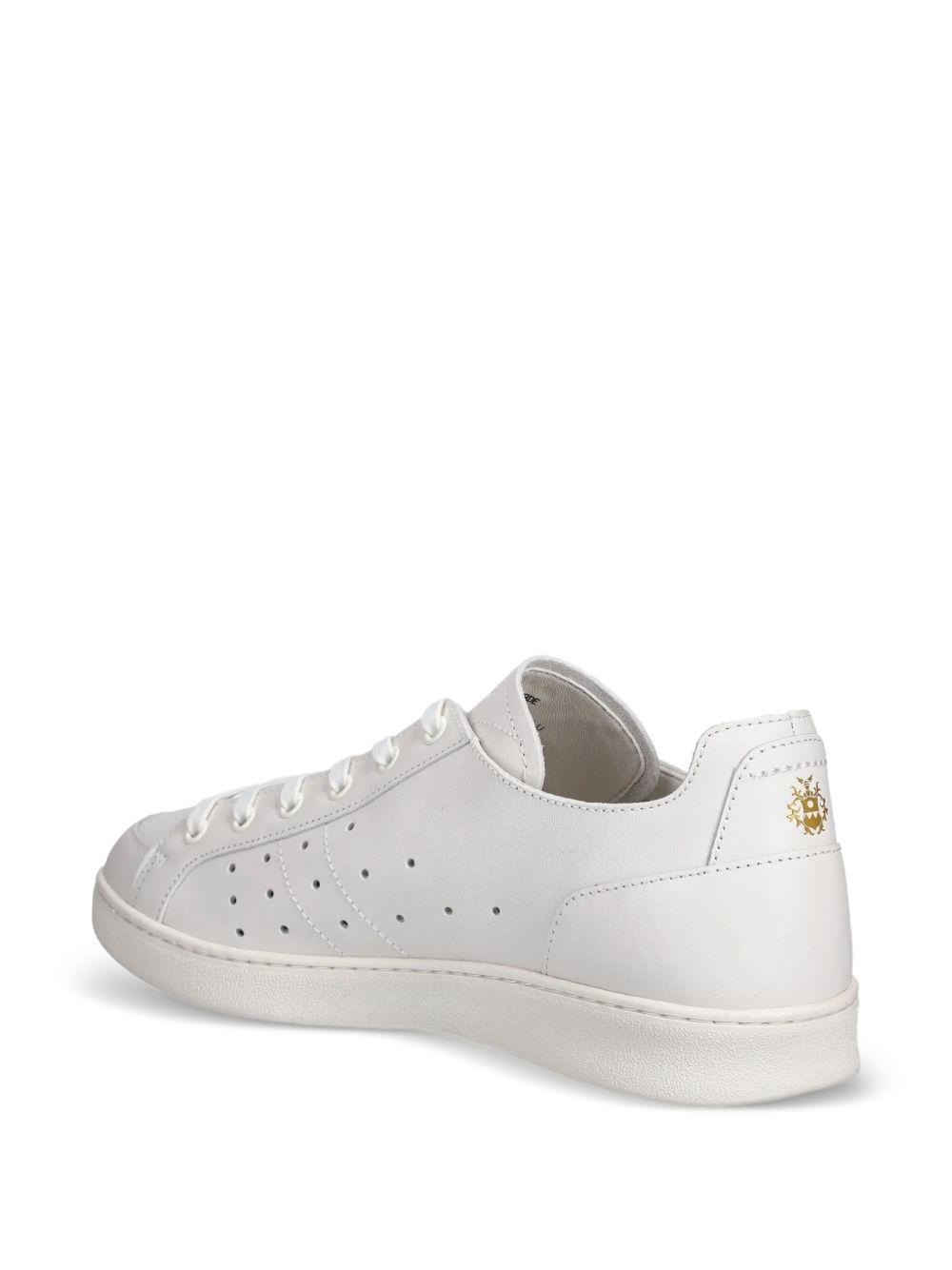 perforated leather sneakers Product Image