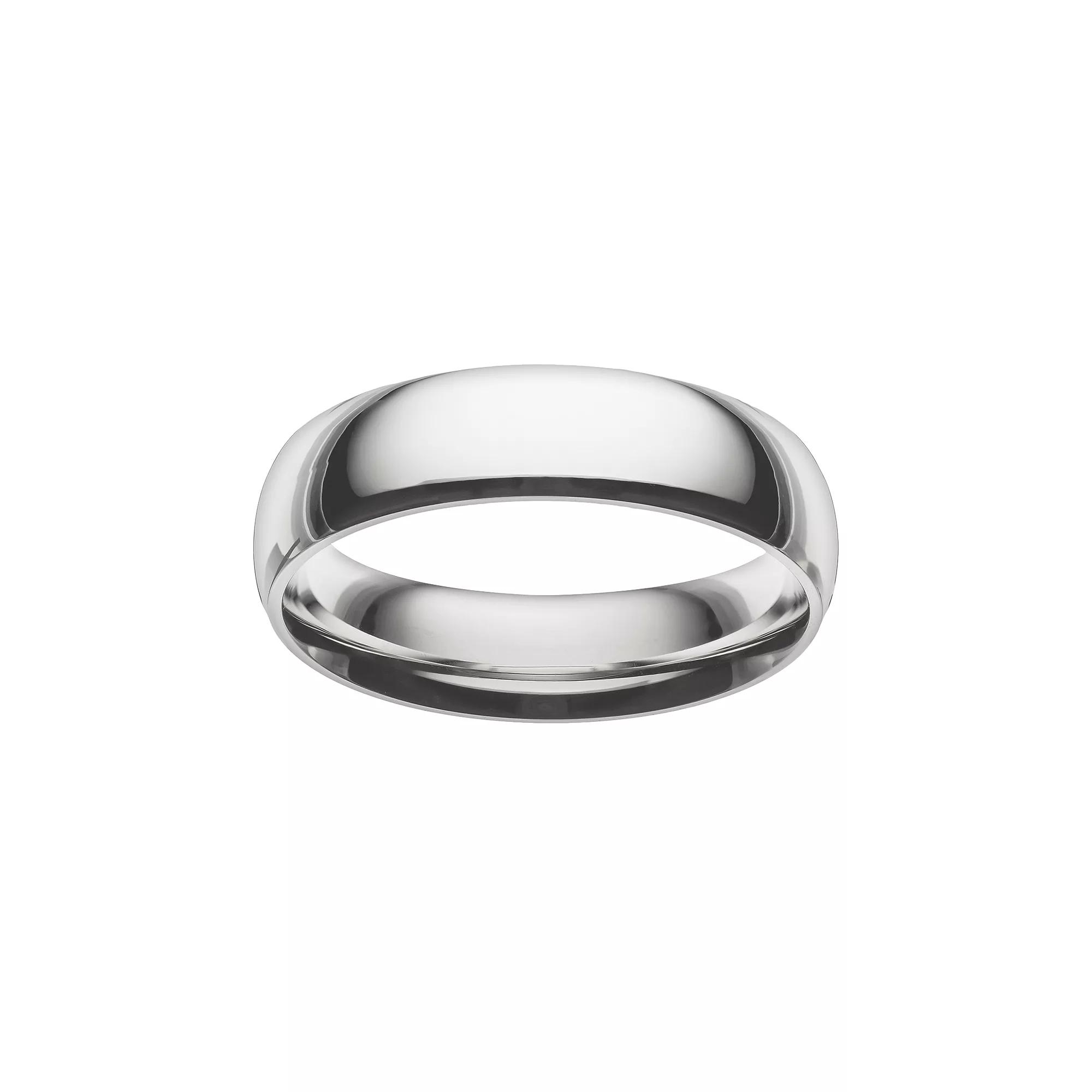 AXL Stainless Steel Men's Wedding Band, Size: 9, Silver Product Image