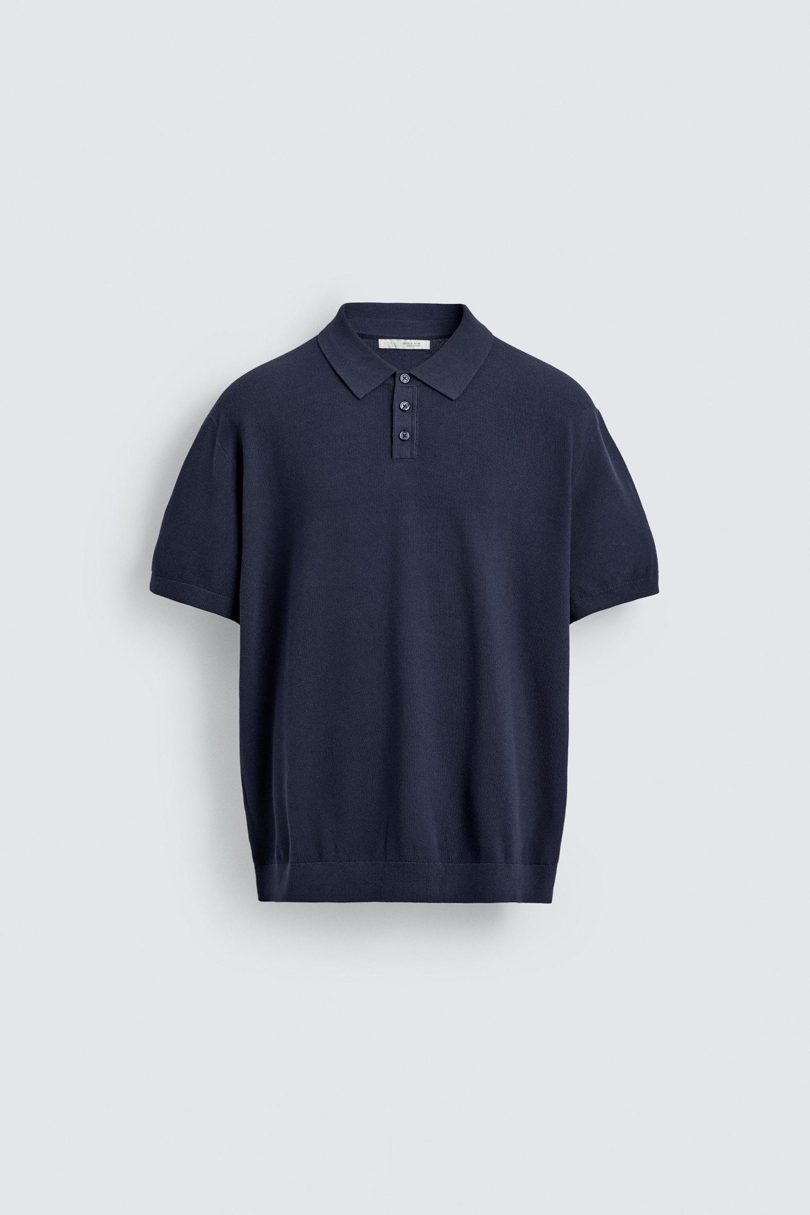 REGULAR FIT PIQUÉ KNIT POLO Product Image