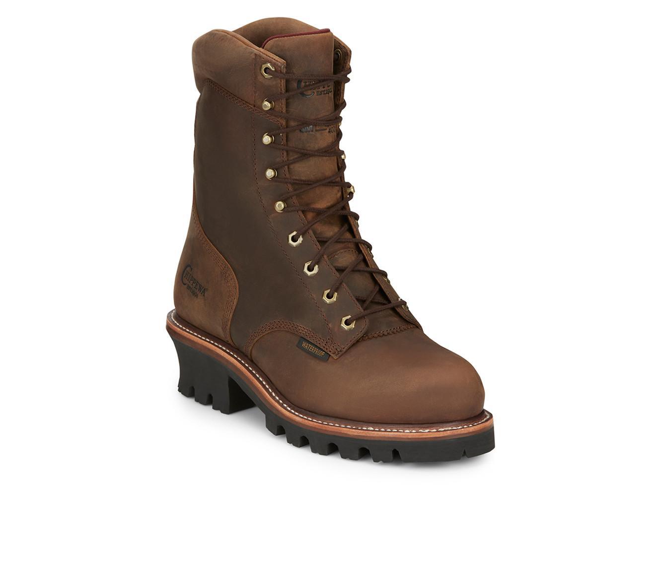 Men's Chippewa Boots Super Dna 9" Steel Toe Waterproof Insulated Work Boots Product Image