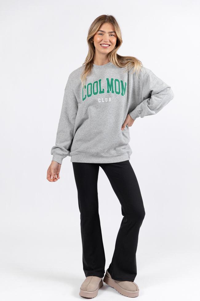 Cool Mom Club Light Grey Graphic Sweatshirt Product Image