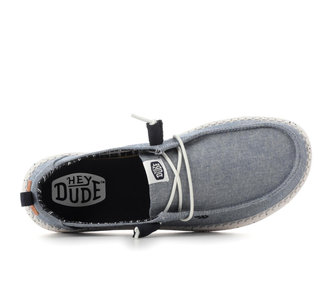 Women's HEYDUDE Wendy Chambray Casual Shoes Product Image