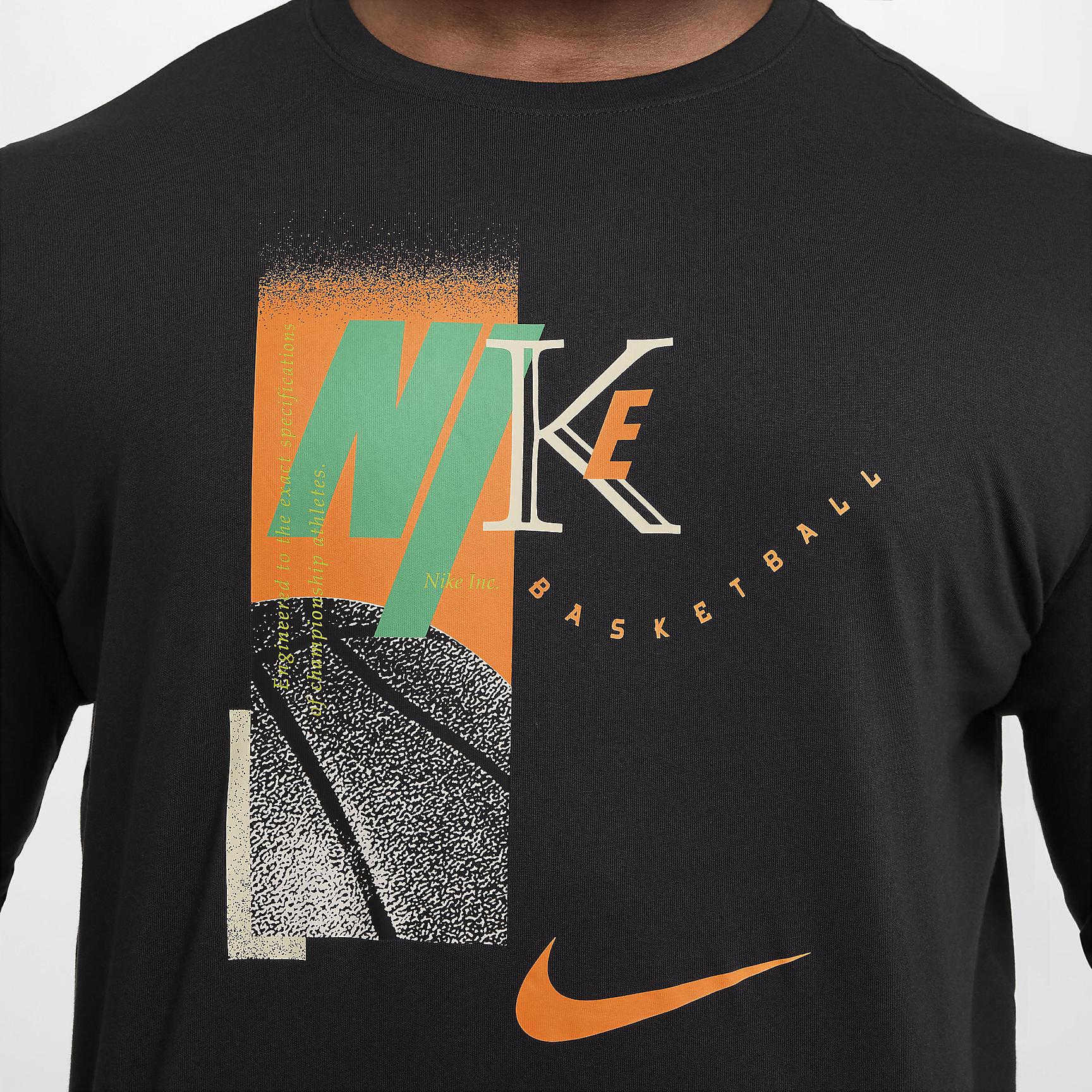 Nike Men's Long-Sleeve Basketball T-Shirt Product Image