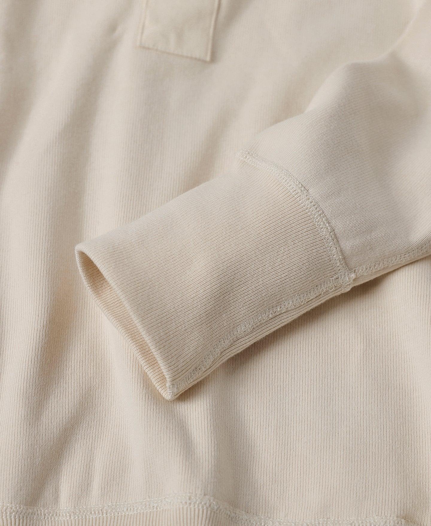 14 oz Side Closing Henley Shirt - Apricot Product Image